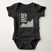 Data Nerd Behavior Analyst Statistics Scientist Romper (Voorkant)