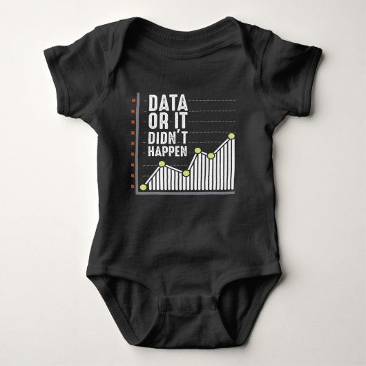 Data Nerd Behavior Analyst Statistics Scientist Romper (Voorkant)