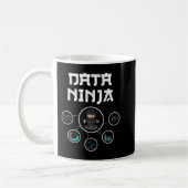 Data Ninja - Data Geek - Big Data Analysts Gift Koffiemok (Links)