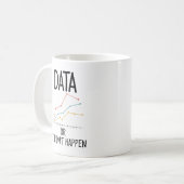 Data of het is niet gebeurd koffiemok (Voorkant links)