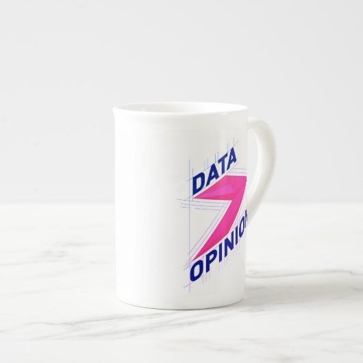 DATA > OPINIONS | Geek Bone China Mug - Bright (Devant droit)