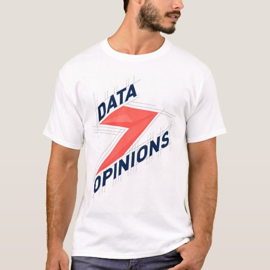DATA > OPINIONS Men’s T-Shirt | Geek Tee (Devant)