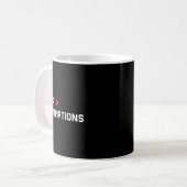 Data over assumptions funny tech analyst scientist koffiemok (Voorkant links)