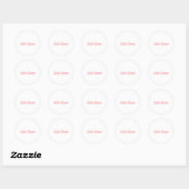 Data Queen - Accounting Classic Round Sticker (Vel)