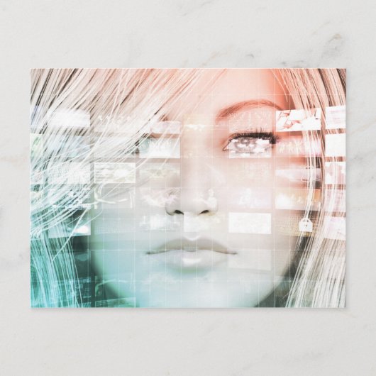 Data Science and Analytics als Abstract Briefkaart (Voorkant)