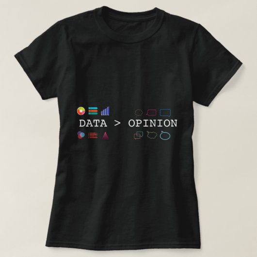 Data Science and Statistics - Data is groter dan T-shirt (Design voorkant)