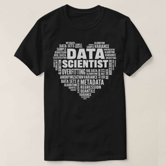 Data Science Big Data Analytics voor Data Scientis T-shirt (Design voorkant)