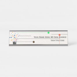 Data Science Desk Bord Bureau Naambordje