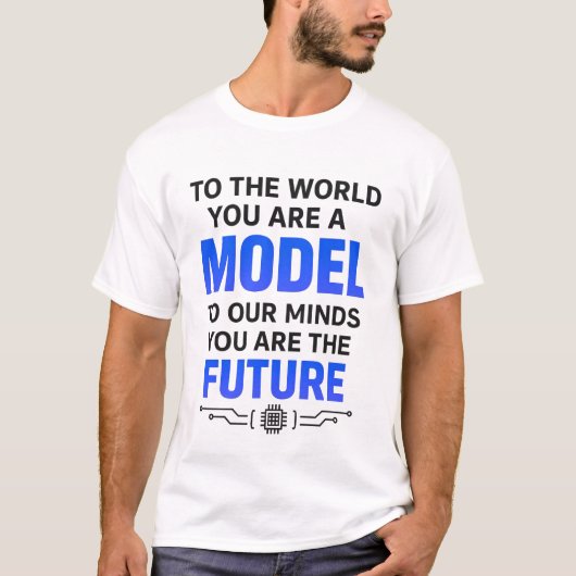 Data Science Digital Innovation Future Tech T-shirt (Voorkant)