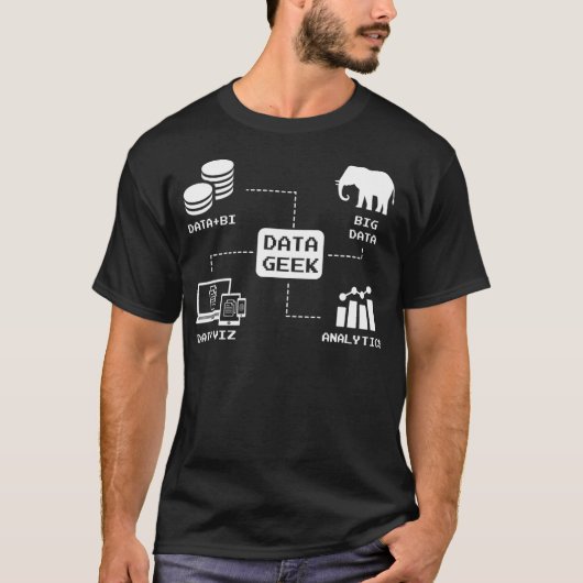 Data Science Engineer - Statistics Modelling Data  T-shirt (Voorkant)