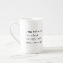 Data Science-Mok - Voor wanneer gevoelens niet gen