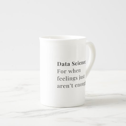 Data Science Mug - Car Quand Les Sentiments Ne Suf (Devant droit)