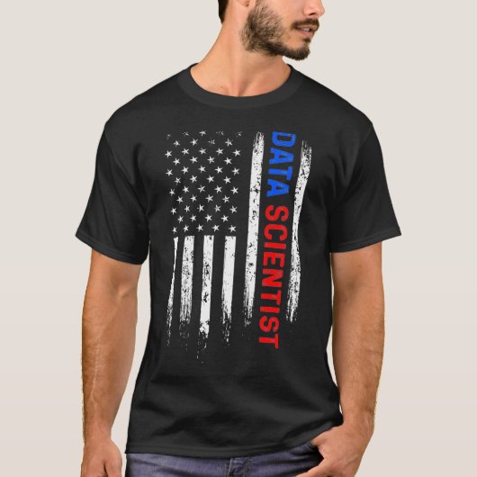 Data Scientist Brain Data Science Mining Analyst P T-shirt (Voorkant)