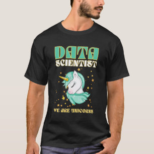 Data Scientist Data Analist Engineer AI Unicorn PO T-shirt