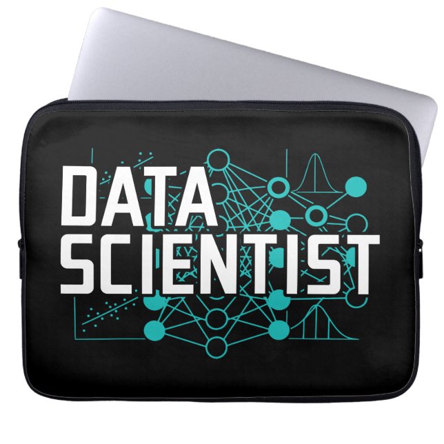Data Scientist Data Analyst Gift Laptop Sleeve (Voorkant)