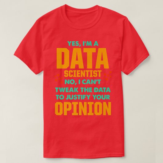 Data Scientist Data Science Mining Analyst Premium T-shirt (Design voorkant)