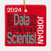Data Scientist Extraordinaire CUSTOM Keramisch Ornament (Voorkant)