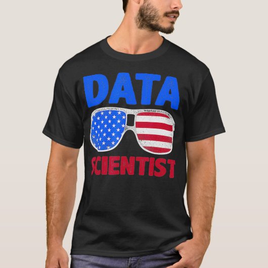Data Scientist Learning Data Science Mining Analys T-shirt (Voorkant)