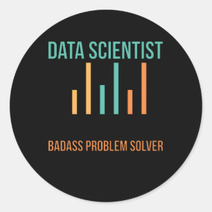 Data Scientist Probleem Solver Data Science Ronde Sticker