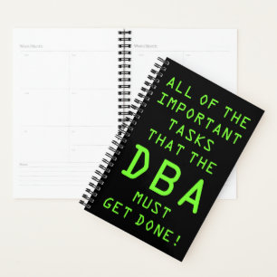 Database Admin (DBA): belangrijke taakplanner Planner