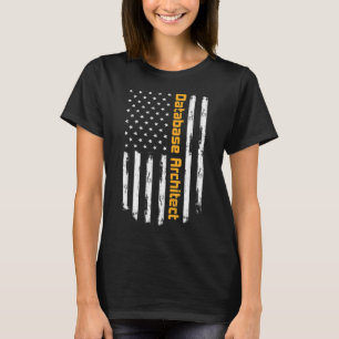 Database Architect Trots Carrer Vintage Amerikaans T-shirt