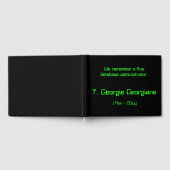 Databasebeheerderscondoleances Guestbook Gastenboek (Volledig)