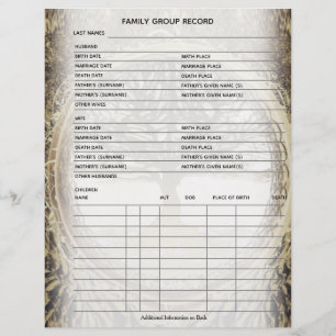 Datablad Familieboom-genealogon