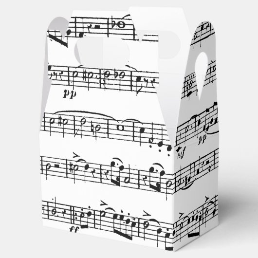 Datablad Music for Piano Overweging Bedankdoosjes (Geopend)