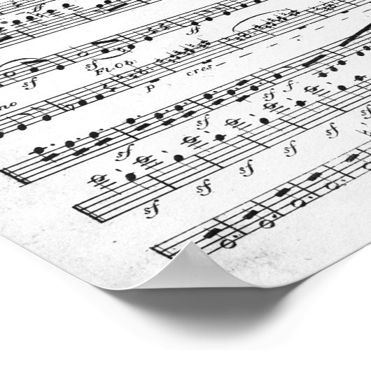 Datablad Music for the Overture to 'Egmont' Poster (Hoek)