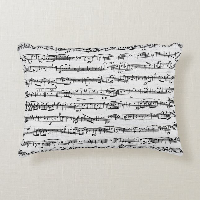 Datablad Music on Whitewash-out hout Accent Kussen (Voorkant)