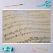 Datablad Music Parchment Background 2, decoupage Tissuepapier (Craft)
