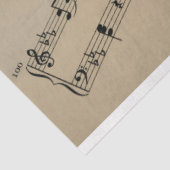 Datablad Music Parchment Background 2, decoupage Tissuepapier (Detail)