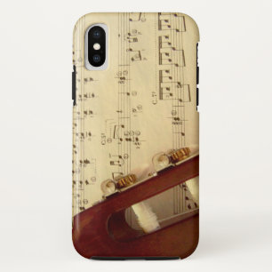 Datablad Muziek iPhone X Hoesje