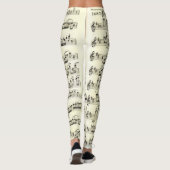 Datablad Muziek Leggings (Achterkant)