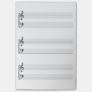 Datablad Muziek Post-it® Notes