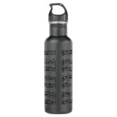 Datablad Muziek Waterfles (Achterkant)