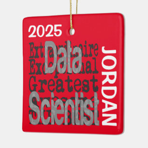 Datawetenschapper Extraordinaire Aangepast Keramisch Ornament