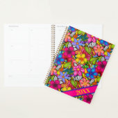 Date annuelle florale tropicale (Devant avec enveloppe)
