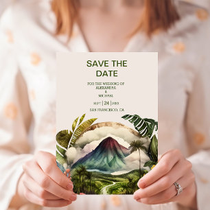 Date Aquarelle Costa Rica Mariage Destination Save The