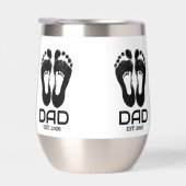 Date de naissance Empreintes de bébé Nouveau Papa (Droite)