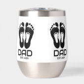 Date de naissance Empreintes de bébé Nouveau Papa (Avant)