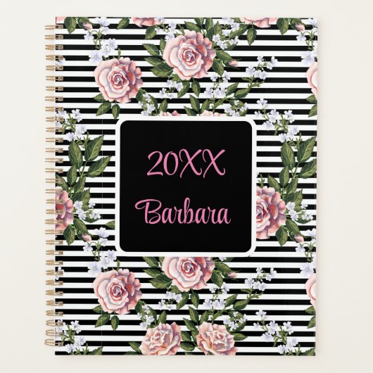 Date de personnalisation des roses roses annuelles (Devant)