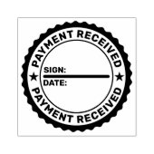 DATE DE RÉCEPTION DU PAIEMENT TAMPON INITIAL (Impression)