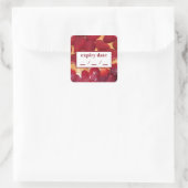 date d'expiration (utilisation par) autocollants a (Sac)