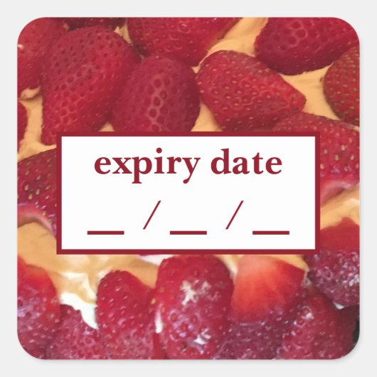 date d'expiration (utilisation par) autocollants a (Devant)