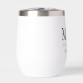 Date en chiffres romains, initiales, cadeau de mar (Avant)