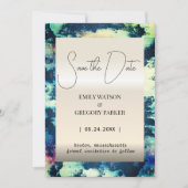 Date Grunge Patine vintage métallisé rustique Save The  (Devant)