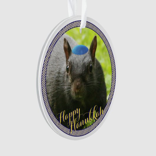 Date ・ Happy Hanoukka ・ Drôle Equirrel Juif (devant)