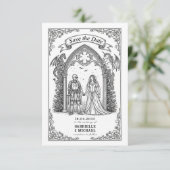 Date Mariage de Chevalier Gothique Médiéval Save The Da (Debout devant)