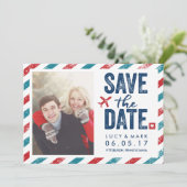 Date Mariage de thème postal de destination | Save the  (Debout devant)